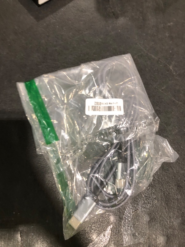 Photo 1 of Highwings 4K DisplayPort to HDMI, 6.6ft Uni-Directional DP (Source) to HDMI (Display) 1.4 Cable, 4K@30Hz, 2K@60Hz, 1080P Full HD, Braided Cord for Dell, NVIDIA, AMD, Monitor, Projector (Grey)