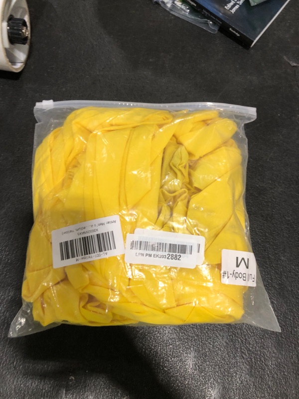 Photo 1 of Aniler Men's and Women's Spandex Full Body Zentai Costume Bodysuit (Medium, Yellow)