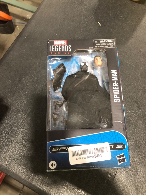 Photo 1 of Marvel Legends Series Spider-Man, Spider-Man 3 Collectible 6 Inch Action Figure with Symbiote Accessories