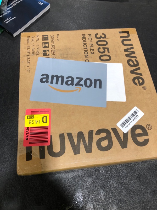 Photo 1 of Nuwave Flex Precision Induction Cooktop, 10.25” Shatter-Proof Ceramic Glass, 6.5” Heating Coil, 45 Temps from 100°F to 500°F, 3 Wattage Settings 600, 900 & 1300 Watts, Black (Renewed)