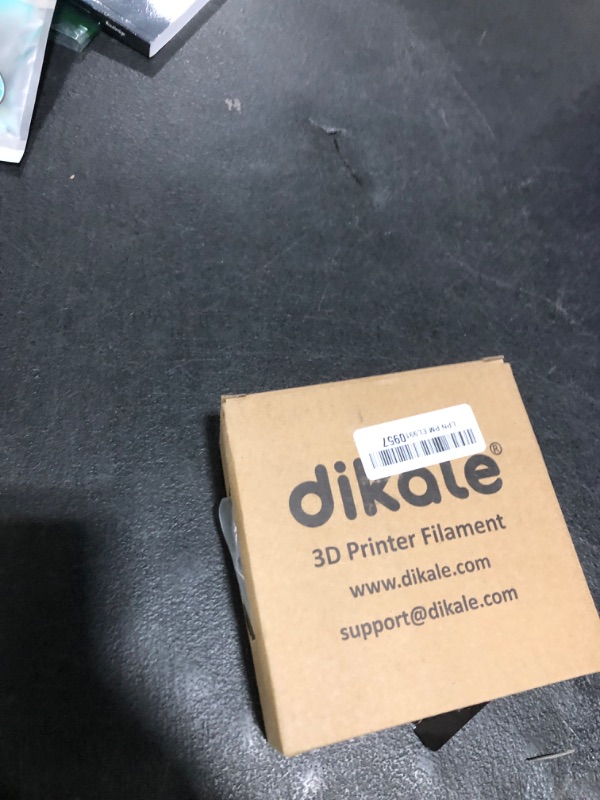 Photo 1 of Dikale PLA+ 3D Printer Filament 1.75mm No Tangle, Neatly Wound Filament Net Weight 250g Spool, PLA Pro Plus,Silk Silver