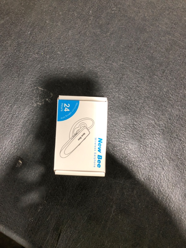 Photo 1 of [2 Pack] Bluetooth Earpiece Wireless Handsfree Headset V5.0 24 Hrs Driving with Mic 60 Days Standby Bluetooth Headset for iPhone Android Samsung Driver