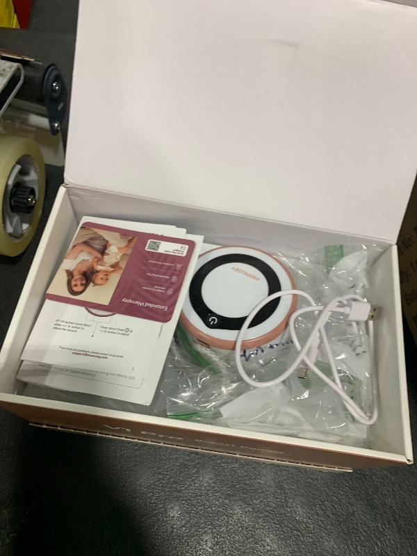Photo 1 of Momcozy Breast Pump V1 Pro Hospital-Grade, Hands-Free & Portable Wearable Pump, Upgraded Electric Pump with 3 Fine-Tuned Rhythms|15 Levels, Come with Leak-Proof DoubleFit Flange, Cozy Red.