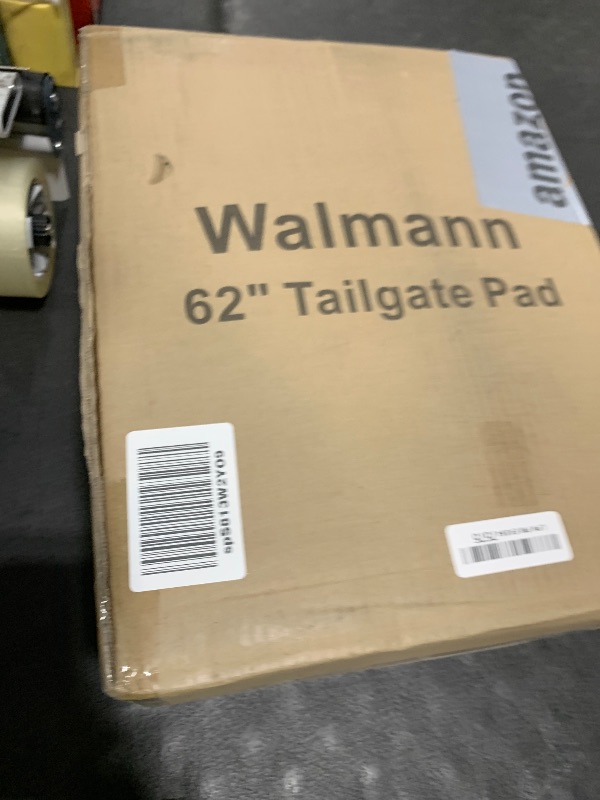 Photo 1 of WALMANN 62" Wide Tailgate Pad for Bikes, Holds Up to 5 Bikes Pickup Truck Tailgate Bike Pad with 2 Tool Pockets