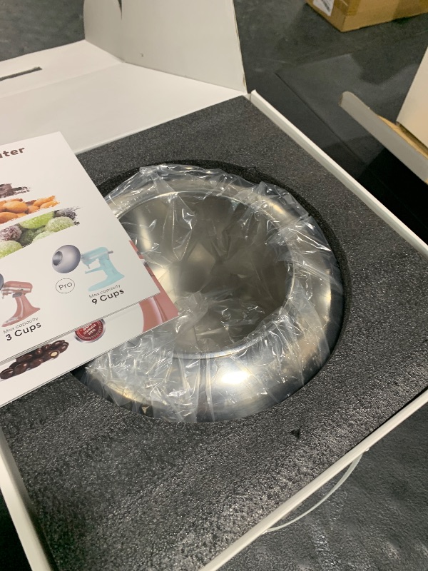 Photo 1 of Aieve Snack Coater Compatible with KitchenAid Tilt-Head Stand Mixer for Making Chocolate Covered Almonds, Pistachio, Peanut, Freeze Dried Strawberry, Raisin, Macadamia Nuts and Blueberry