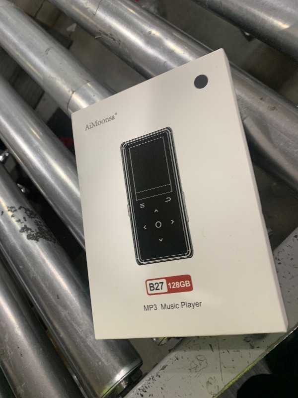 Photo 1 of 128GB MP3 Player with Bluetooth 5.2, AiMoonsa Music Player with Built-in HD Speaker, FM Radio, Voice Recorder, HiFi Sound, E-Book, Earphones Included