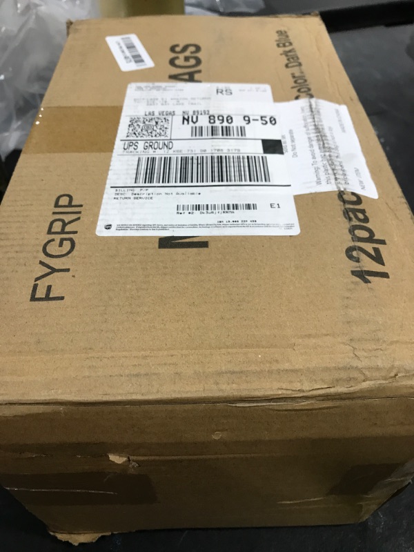 Photo 1 of 12 Pack Extra Heavy Duty Large Moving Bags with Strong Zipper & Comfortable Handles, Sturdy & Durable Clothes Storage Bags Totes Bins, Packing Moving Boxes for College Supplies, Dark Blue