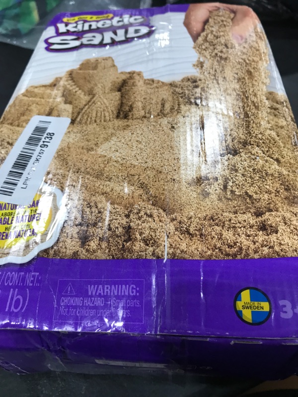 Photo 1 of Kinetic Sand, 11lb (5kg) Natural Brown Play Sand, Mega Box for Arts and Crafts, Sandbox (Packaging May Vary), Moldable Sensory Toys for Ages 3 and up