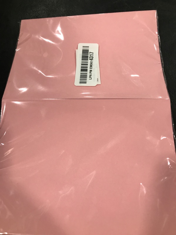 Photo 1 of 50 Sheets Blank Cardstock Paper 250 GSM Thick Heavy Cards Stock for DIY Art Projects, Card Making, Postcards, Greeting Cards, Birthday Party, Wedding Invitation (Pink, 5x7 inches)