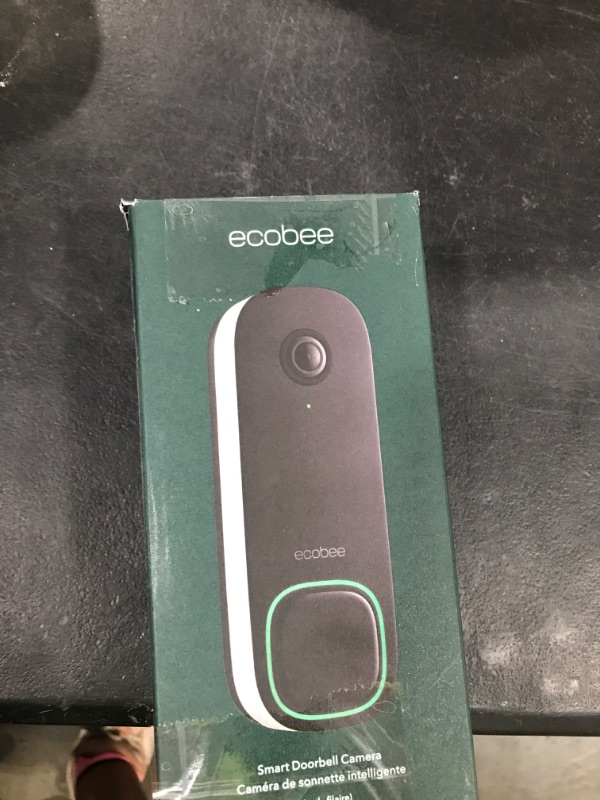 Photo 1 of ecobee Smart Video Doorbell Camera (Wired) - with Industry Leading HD Camera, Smart Security, Night Vision, Person and Package Sensors, 2-Way Talk, and Video & Snapshot Recording