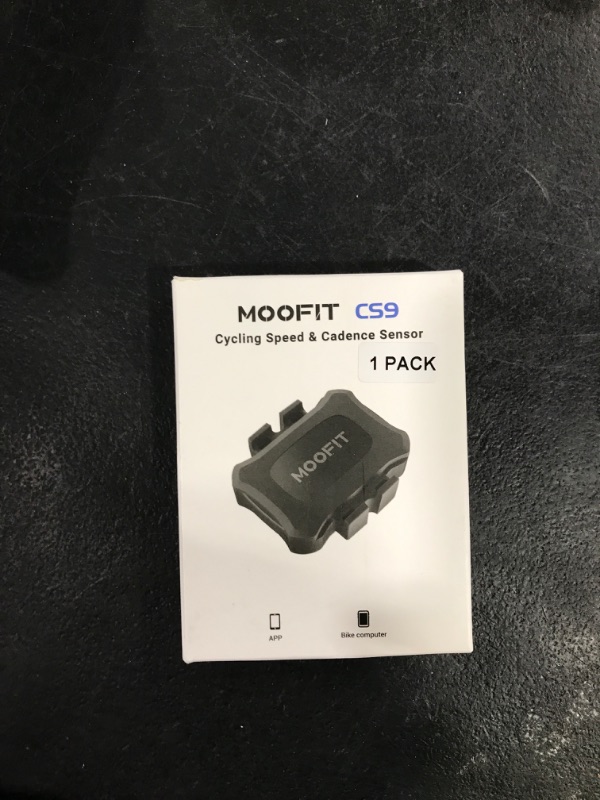 Photo 1 of MOOFIT Speed/Cadence Sensor,ANT+ Bluetooth Cycling Cadence Sensor,Wireless RPM Sensor for Bicycle or Spin Bike,IP67 Speed and Cadence Sensor Compatible with Wahoo,Openrider,Peloton