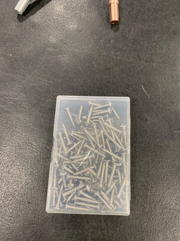 Photo 1 of #8 x 1" Truss Head Self Tapping Wood Screws Sheet Metal Screws, 304 Stainless Steel 18-8, 100 PCS
