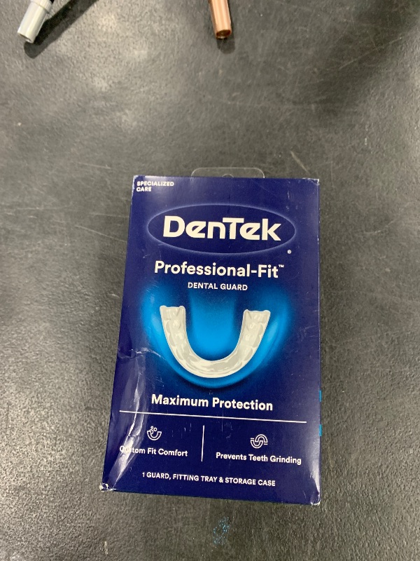 Photo 1 of DenTek Mouth Guard for Nighttime Teeth Grinding, Professional-Fit Dental Guard, 1 Count