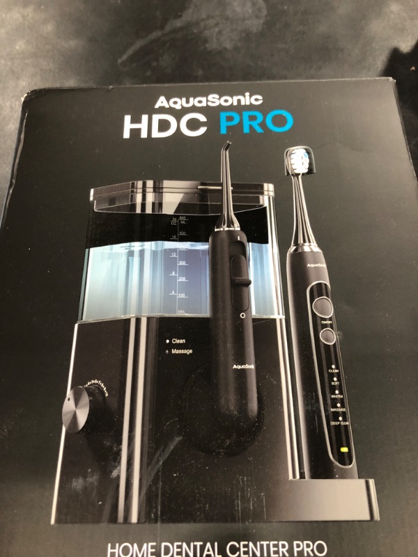 Photo 1 of AquaSonic Home Dental Center PRO – Brushing & Flossing Made Easy – Brush & Floss – Power Toothbrush & Water Flosser – Whiter Teeth & Healthier Gums – Black Series Pro+Oral Irrigator1046412330
LPNPMEJ6344391

