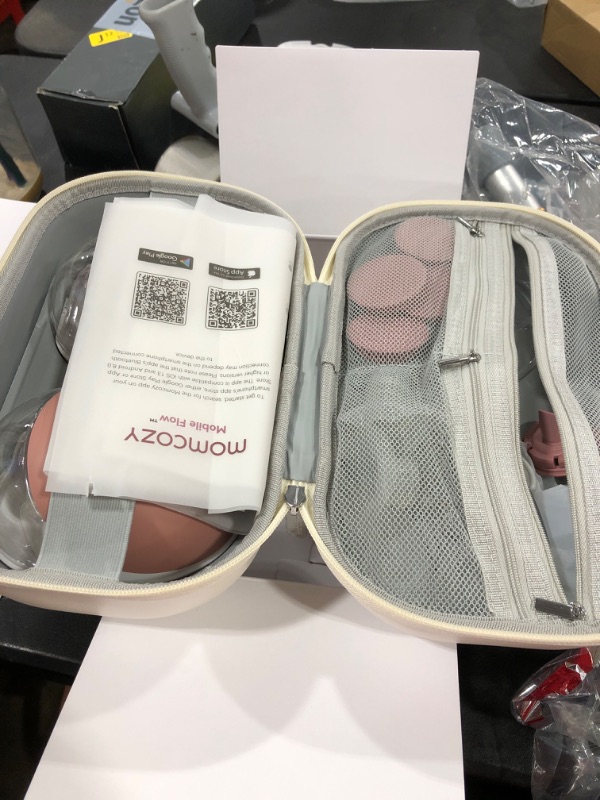 Photo 1 of Momcozy Breast Pump Hospital-Grade, Hands Free Breast Pump App with Leak-Proof DoubleFit Flange, Personalized Multi-Modes & 15 Levels, 2 Count