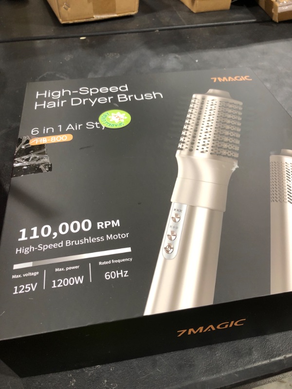 Photo 1 of HIGH SPEED HAIR DRYER BRUSH 6 I N 1 AIR STYLER 