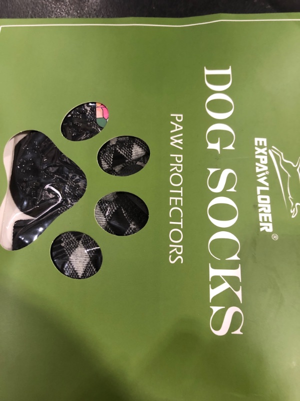 Photo 1 of EXPAWLORER Anti Slip Dog Socks to Prevent Licking Paws, Dog Shoes for Hot Pavement, Dog Booties for Small Medium Large Senior Dogs, Traction Control Boots & Paw Protectors for Hardwood Floors