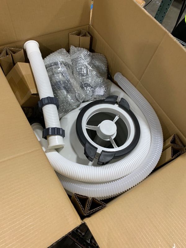 Photo 1 of Intex 26647EG 2800 GPH Sand Filter Pump w/Automatic Timer--- box 1/2
