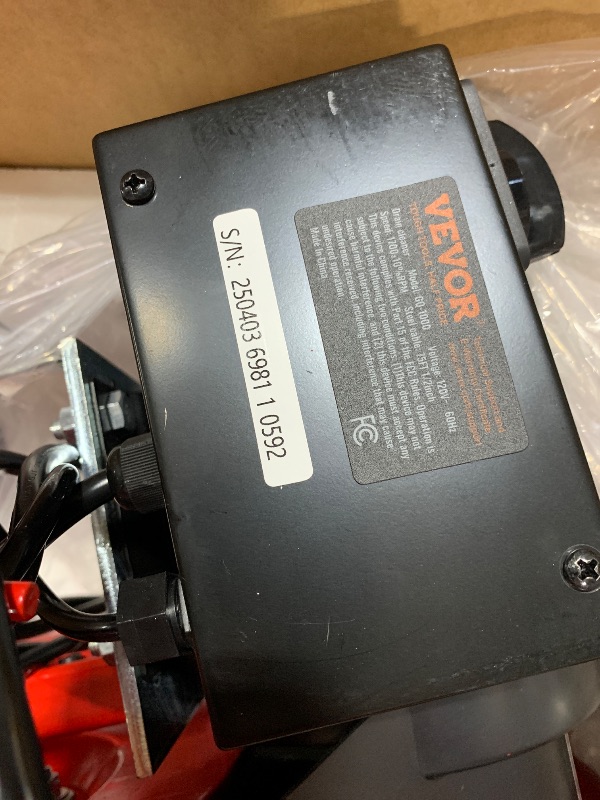 Photo 1 of VEVOR Drain Cleaner Machine 75Ft x 1/2Inch, 370W Drain Cleaning Machine Fits 1 Inch (25mm) to 4 Inch(100mm) Pipes, Portable Electric Drain Auger Cleaner with 8 Cutters, Gloves