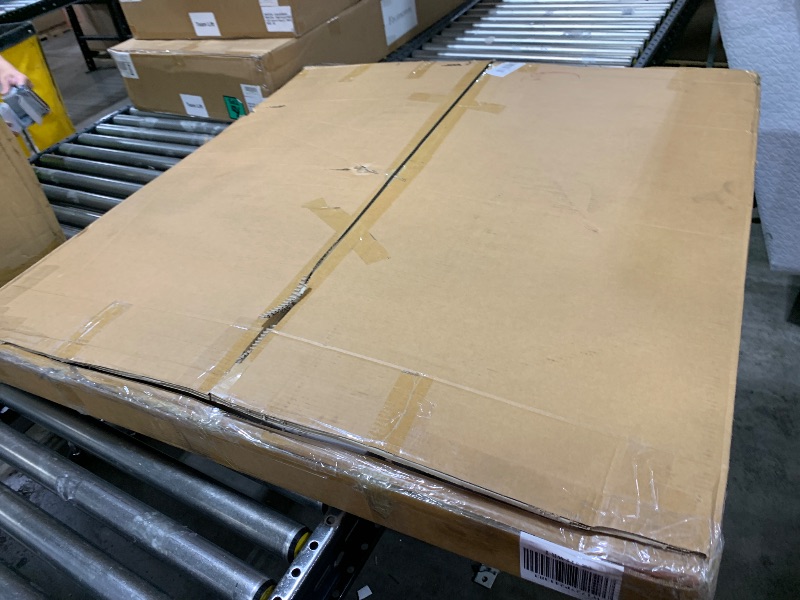 Photo 1 of 43" wooden dining table modern kitchen table for 4 farmhouse circle dining room tables--- table top only--- box 1/2