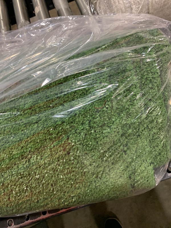 Photo 1 of Ottomanson Artificial Grass Turf 7'10" x 9'10" Indoor Outdoor Faux Grass Rug with Drainage Holes, Customizable with Extra Long Size Options, Perfect for Patio Lawn Balcony Weddings Photoshoot Backdrop