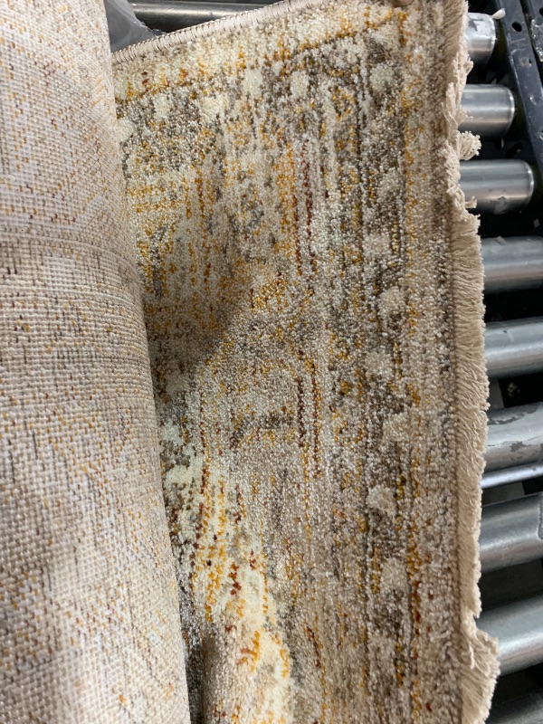Photo 1 of Loloi Angela Rose Blake Collection BLA-06 Oatmeal/Spice 9' x 13', .25" Pile Height, Fringe, Area Rug