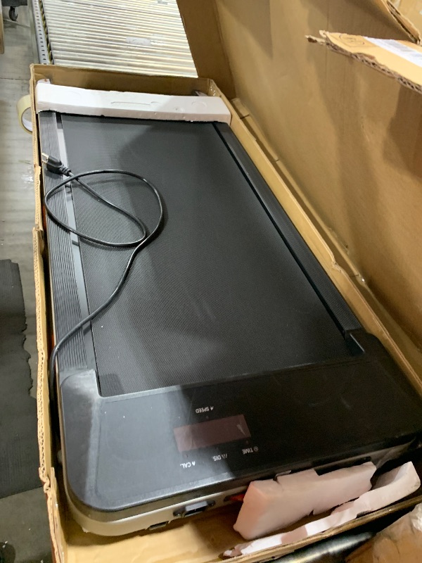Photo 1 of Walking Pad,Treadmill with Incline for Home Office, 2.5HP Portable Under Desk Treadmill with 265 Lbs Capacity,Remote Control, Led Display
