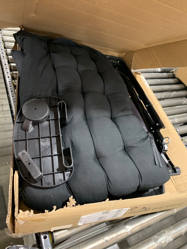 Photo 1 of zero gravity chair with removable cushion --- black 
