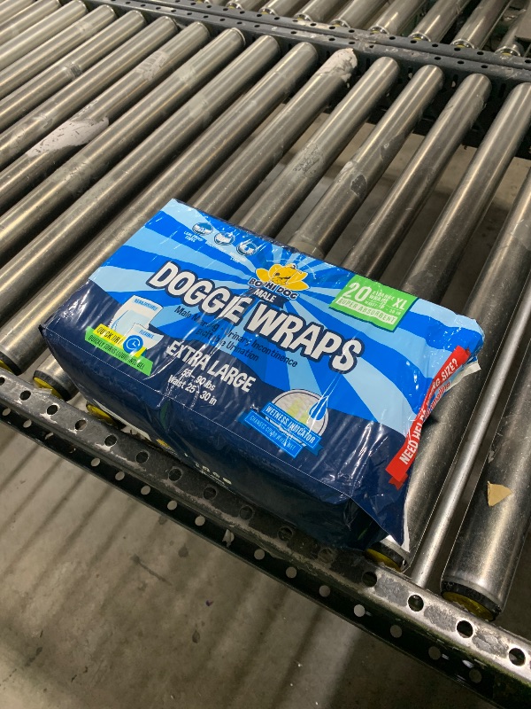Photo 1 of Bodhi Dog Disposable Male Dog Diapers - Super Absorbent, Leak-Proof Pee Wraps Extra Large (20 Count)