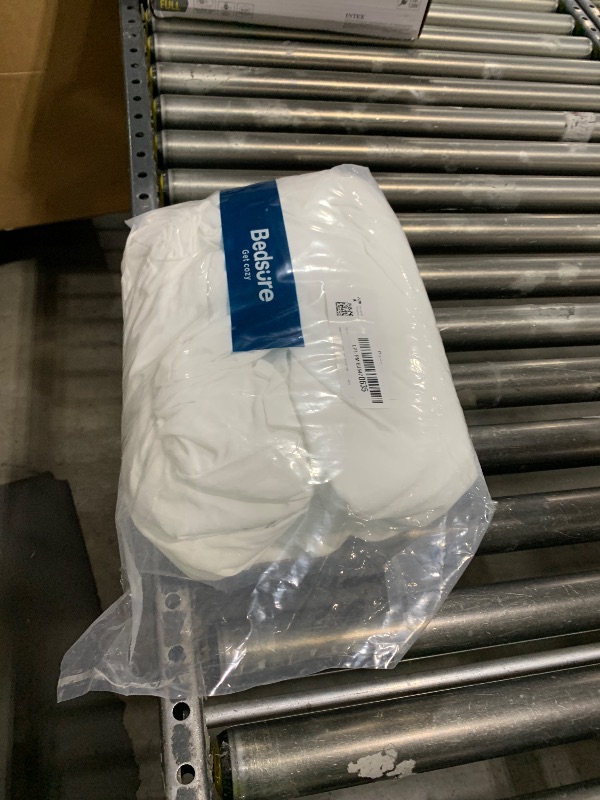 Photo 1 of Bedsure White Duvet Cover King Size - 3 Pieces Prewashed Extra Soft Bedding Set, Includes 1 Duvet Cover 104x90 Inches