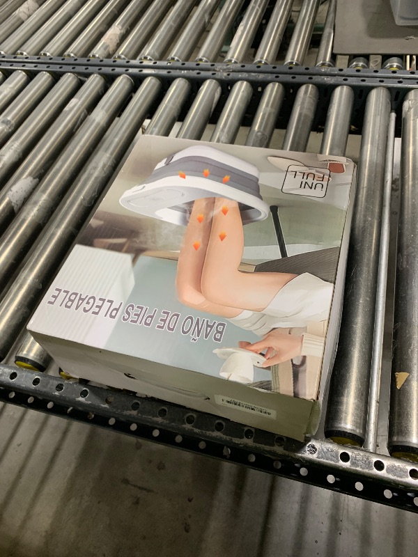 Photo 1 of UNIFULL Collapsible Foot Spa Bath with Heat and Massage Rollers, Bubble, Foot Pedicure Kit, Temperature Control