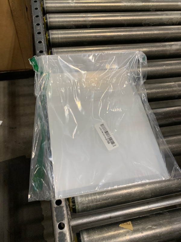 Photo 1 of TICONN 8.5 x 11 Acrylic Sign Holder, L Shape Clear Sign Stand for Displaying (Vertical 3 Pack)