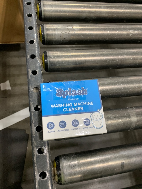 Photo 1 of Generic Splash Spotless Washing Machine Cleaner for HE Front Load & Top Load Washers, 6 Count