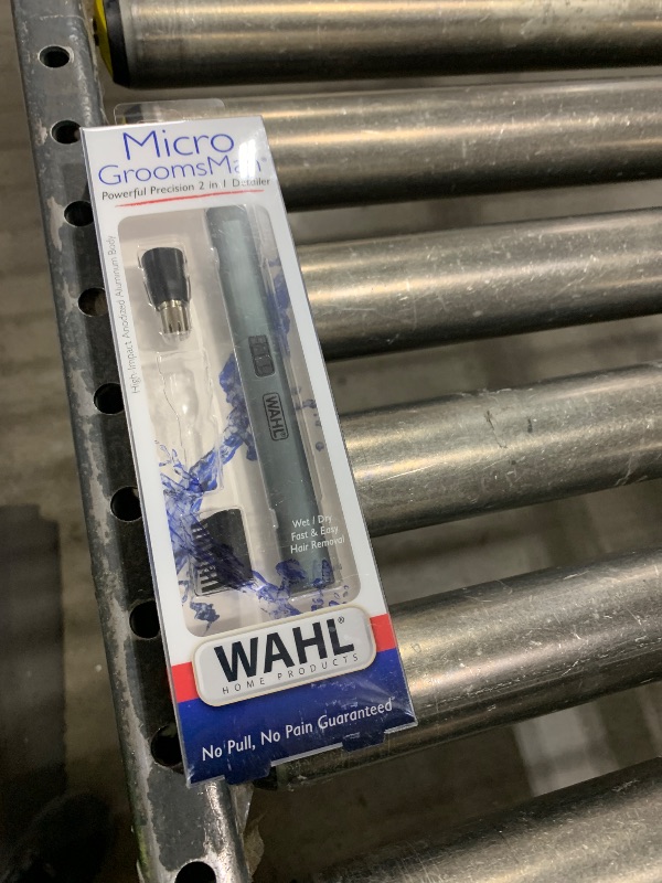 Photo 1 of Wahl Micro Groomsman Battery Personal Trimmer for Hygienic Grooming with Rinseable