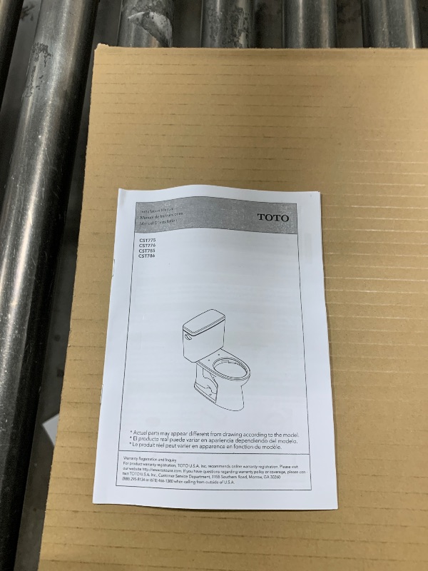 Photo 1 of TOTO Drake 1.28 GPF Toilet Tank with WASHLET+ Auto Flush Compatibility, Cotton White - ST776EA#01