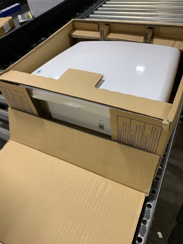 Photo 1 of TOTO Drake 1.28 GPF Toilet Tank with WASHLET+ Auto Flush Compatibility, Cotton White - ST776EA#01