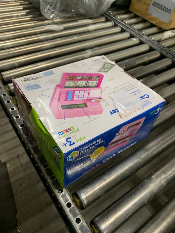 Photo 1 of Learning Resources Pretend & Play Calculator Cash Register Pink - 73 Pieces, Ages 3+, Cash Register 