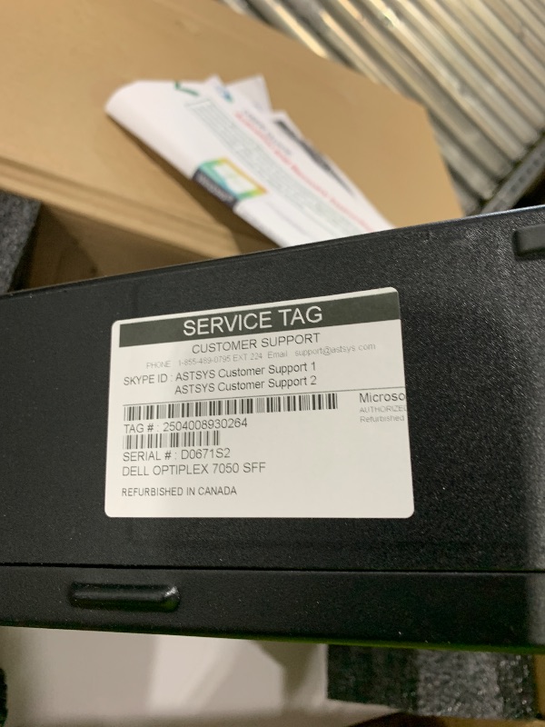 Photo 1 of Dell Optiplex 7050 SFF Desktop PC Intel i7-7700 4-Cores 3.60GHz 32GB DDR4 1TB SSD WiFi BT HDMI Duel Monitor Support Windows 10 