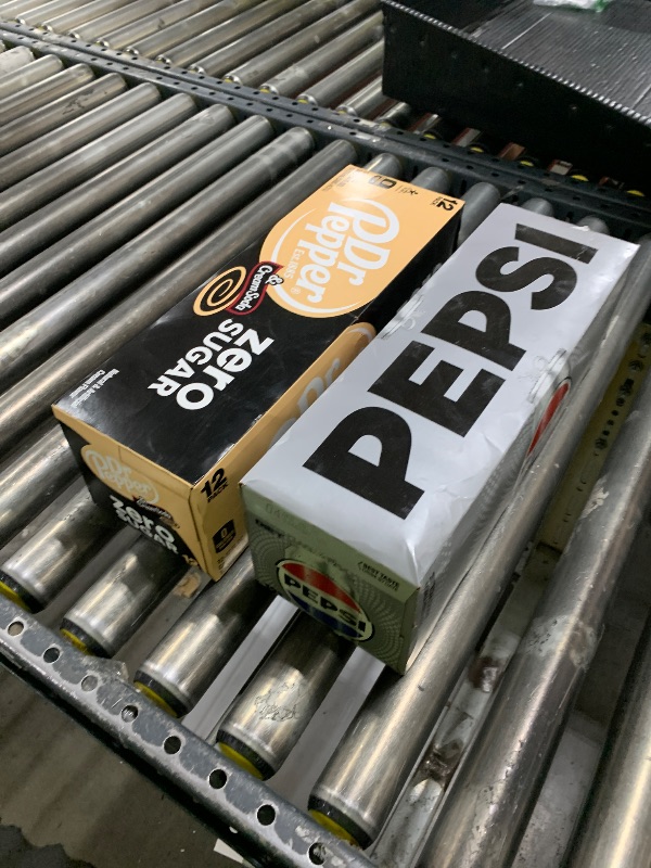 Photo 1 of Lot of 69 Soda Cartons of 12 ct, Dr Pepper Cream Soda Zero Sugar and Diet Pepsi (Expired April 28, 2025)