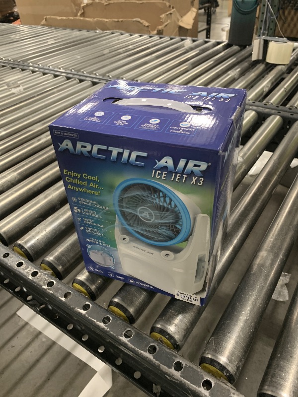 Photo 1 of Arctic Air Ice Jet X3 Portable Air Cooler,Dual Mist Modes, Up to 8-Hour Cooling Time, 3-Speed Portable Cooler