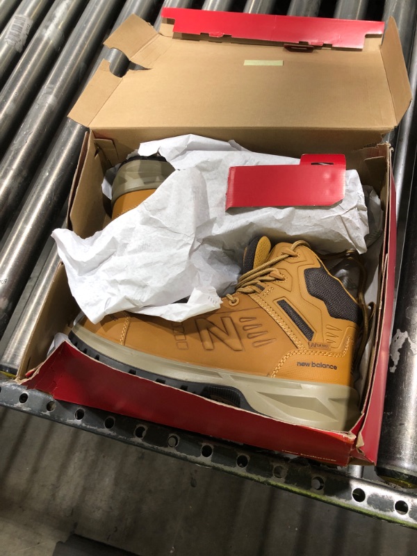 Photo 1 of New Balance Men's Composite Toe AllSite Industrial Boot, Rustic Brown, Size 7.5