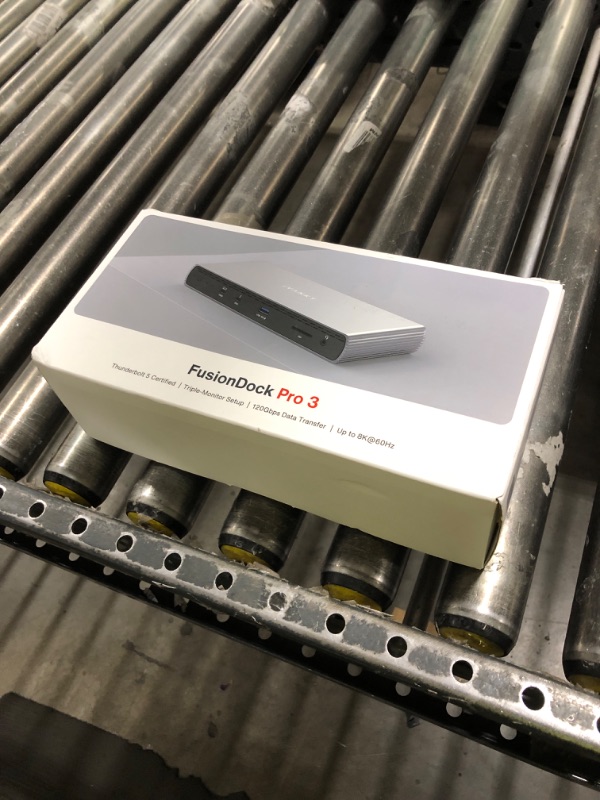 Photo 1 of iVANKY Intel Certified Thunderbolt 5 Dock, FusionDock Pro 3 Docking Station Dual 6K@60Hz for MacBook M1/M2/M3/M4 Pro/Max, Triple Display for Windows TB5/4, 180W Power, 120Gbps, 2.5GbE 11-in-1 Hub