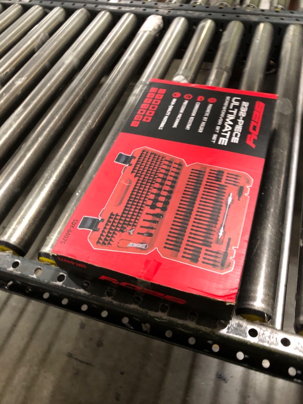 Photo 1 of 232-Piece Ultimate Screwdriver Bit Set, Cr-V Impact Driver Bit Set Includes Security Bits,Nut Driver, Ratchet Wrench and Bits Holder