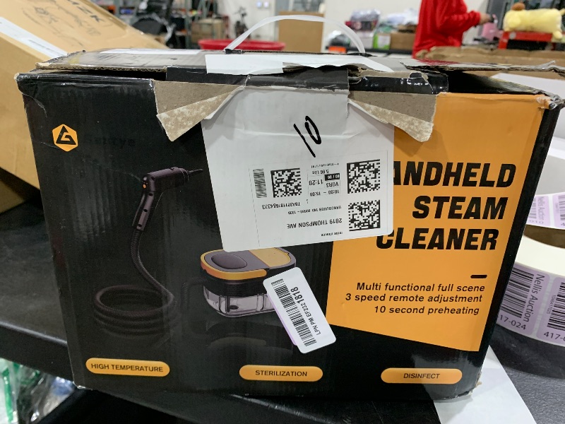 Photo 1 of Gautye Steam Cleaner, 3-Level Adjustable Handle, 15s Heat-Up, 1.69 Quarts Tank, Portable Steamer for Cleaning with 15 pcs Accessories, Steam Cleaner for Home for Dirt, Grease, Grout, Tile,Floor, Car