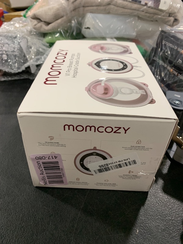 Photo 1 of Momcozy Breast Pump V1 Pro Hospital-Grade, Hands-Free & Portable Wearable Pump, Upgraded Electric Pump with 3 Fine-Tuned Rhythms|15 Levels, Come with Leak-Proof DoubleFit Flange, Cozy Red.