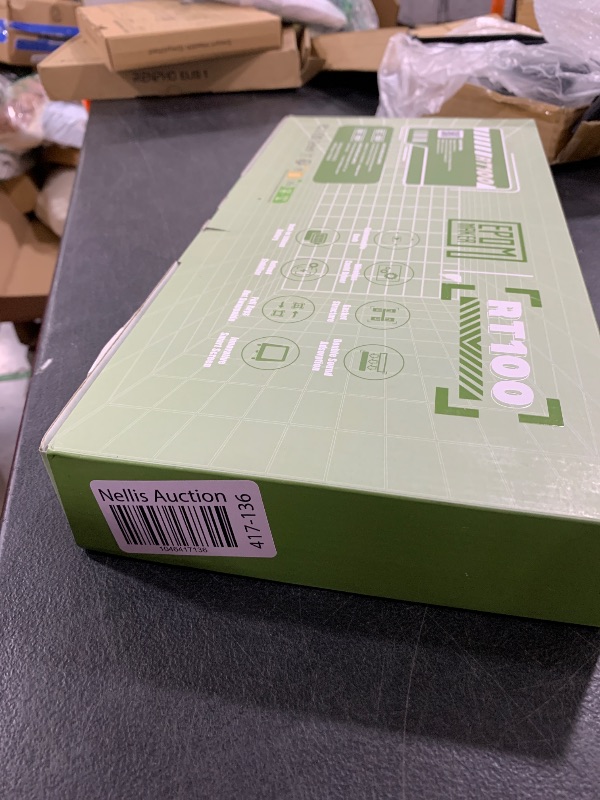Photo 1 of EPOMAKER RT100 97 Keys Gasket BT5.0/2.4G/USB-C Mechanical Keyboard with Customizable Display Screen, Knob, Hot Swappable Socket, 5000mAh Battery for Win/Mac(RT100 Green, Flamingo Switch)