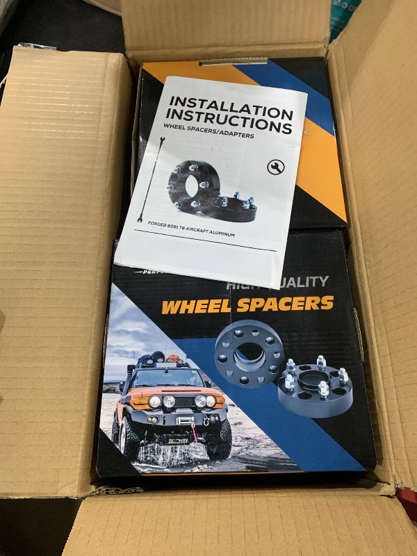 Photo 1 of KSP 1.25" Wheel Spacers for Tacoma 6 Lug Wheel,4pcs 6x5.5 Hubcentric Spacer fit for 4runner Tundra Fj Cruiser Sequoia,32mm Forged Spacer with 12x1.5 Stud 106mm Center Bore,6x139.7 Aluminum Tire Spacer