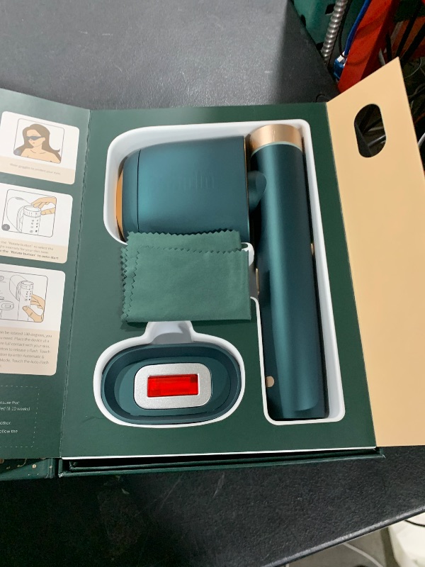 Photo 1 of Laser Hair Removal, BoSidin IPL Hair Removal with Painless Ice-Cooling, 2-in-1 Face SR Rejuvenation, 6+1 Modes, 6 Levels Hair Removal for Women Permanent, Laser Hair Removal Kit with Shaver, Goggles