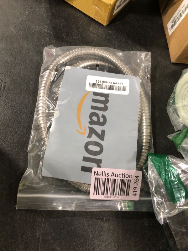 Photo 1 of Beaulife Metal Short Garden Hose 3ft Connectors, Drainage Hose for Dehumidifier Small Water Hose Extension High Pressure Bib Reel Extender, Drinking Water Hose for RV Outdoor