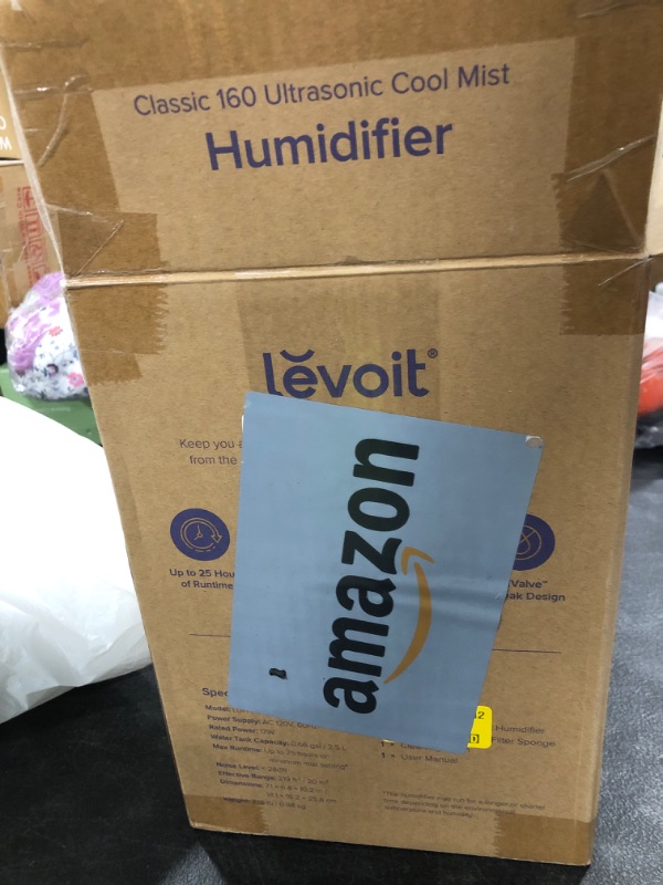 Photo 1 of Classic 160 ultrasonic cool mist humidifier 
